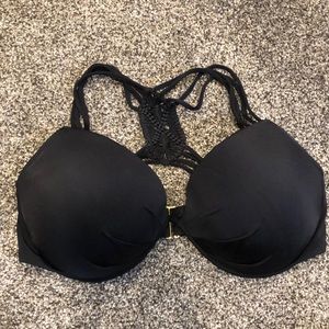 Victoria’s Secret Black razor back bikini top